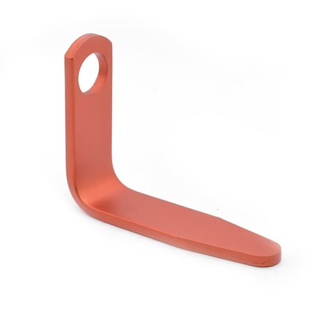 Superior Parts 'L' Shaped Rafter Hook Aluminum for Nail Guns with 3/8 Inch NPT Air Fitting - Red GH9-RED